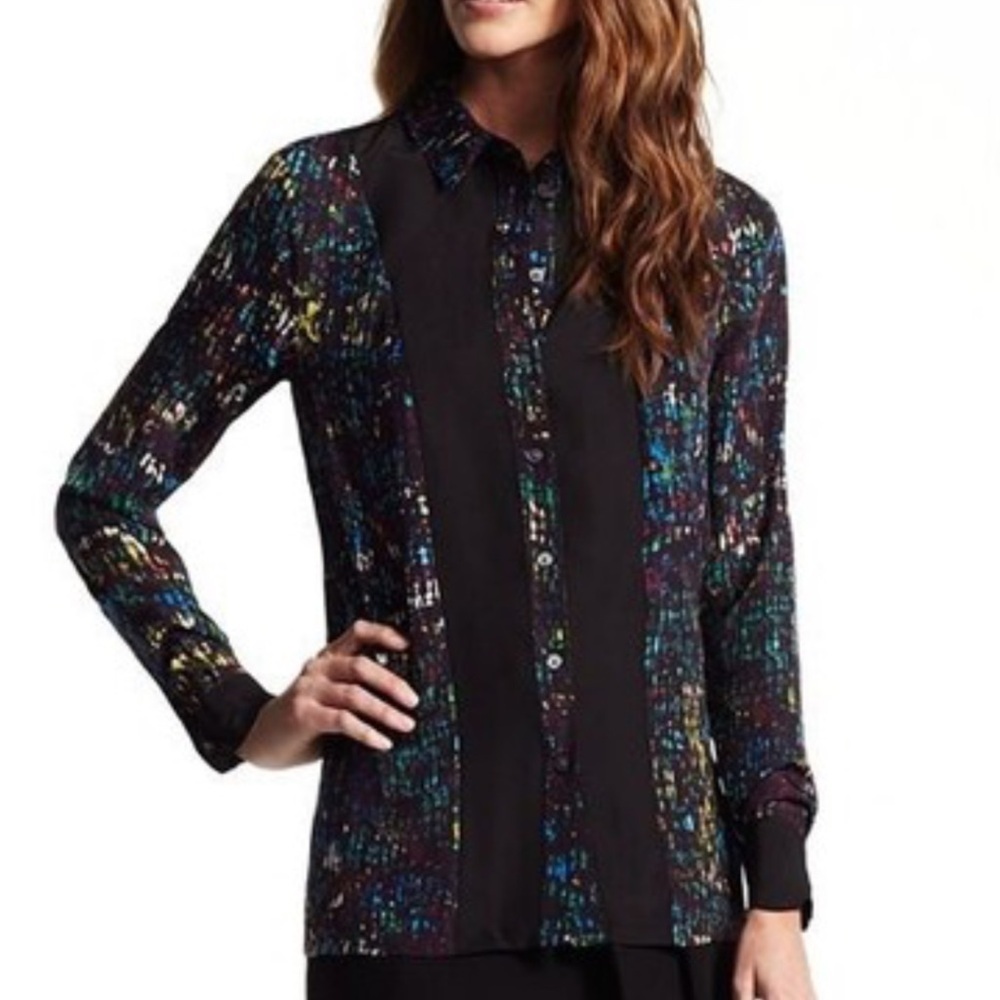 Derek Lam Multicolor Button Down Shirt